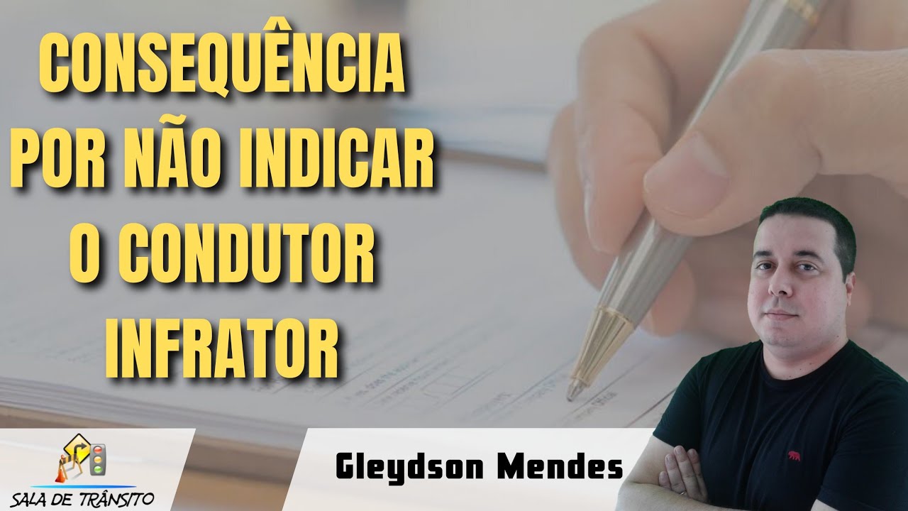 Consequência por não indicar o condutor infrator