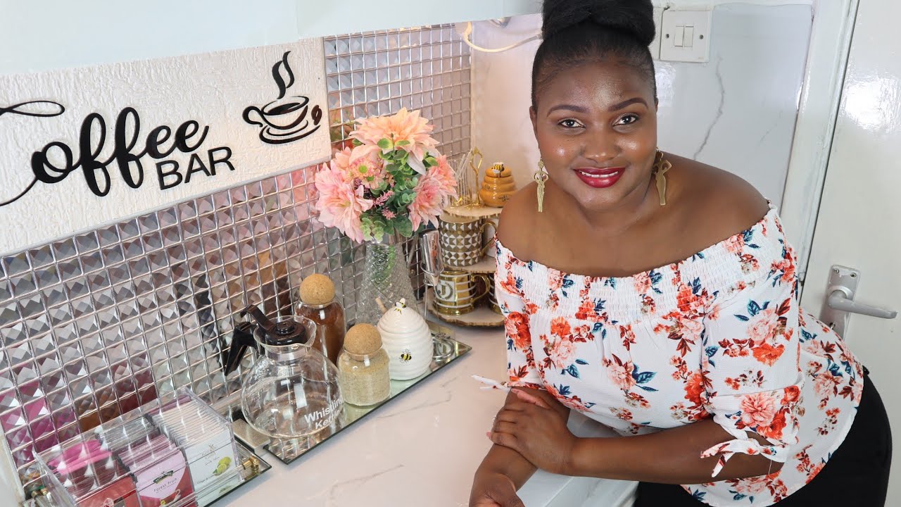 Home Coffee Station DIY| Coffee Bar Styling Ideas 2021 | Small Kitchen
