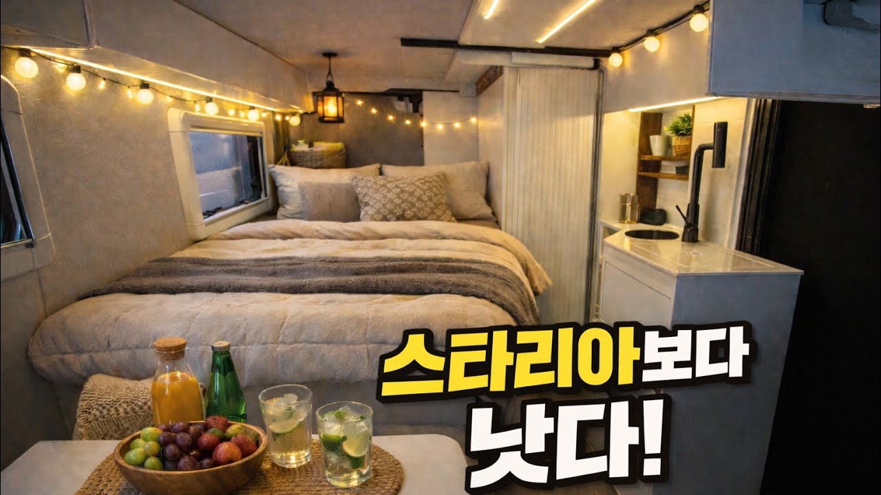 ST1 캠핑카 이게 진짜 캠핑카입니다 | 스타리아로는 절대 못 만드는 구조