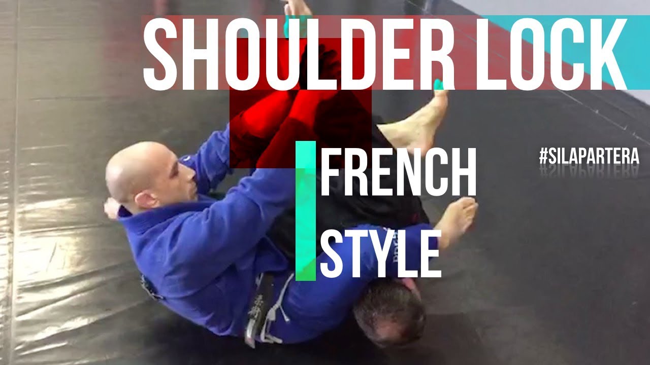 Shoulder lock from guard from French jiujiteros: Ismael Padavia and Akhmet Ozdoyev