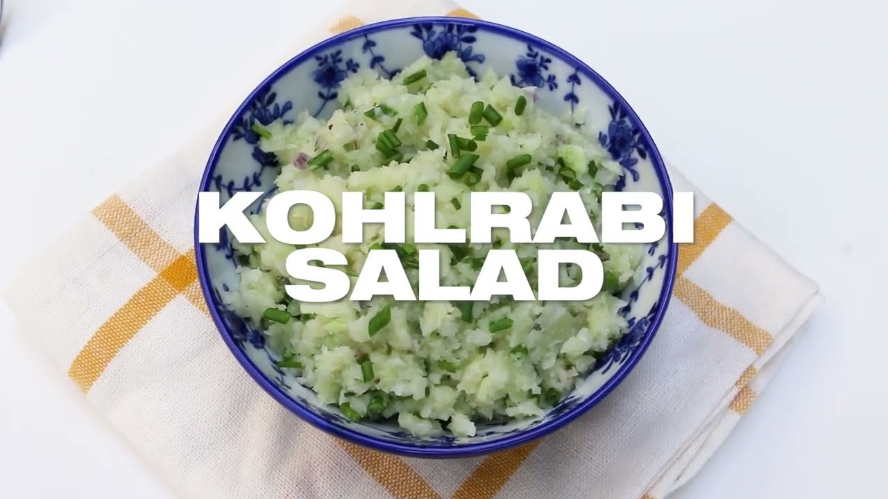 Simple Kohlrabi Salad Recipe