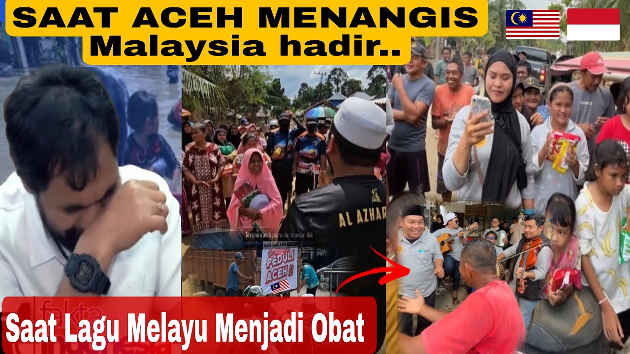 Saat Gubernur Aceh MENANGIS, Malaysia Hadir dengan KEPEDULIAN