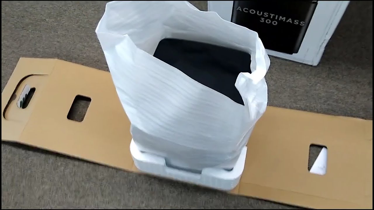 Сабвуфер Bose Acoustimass 300, распаковка и подключение