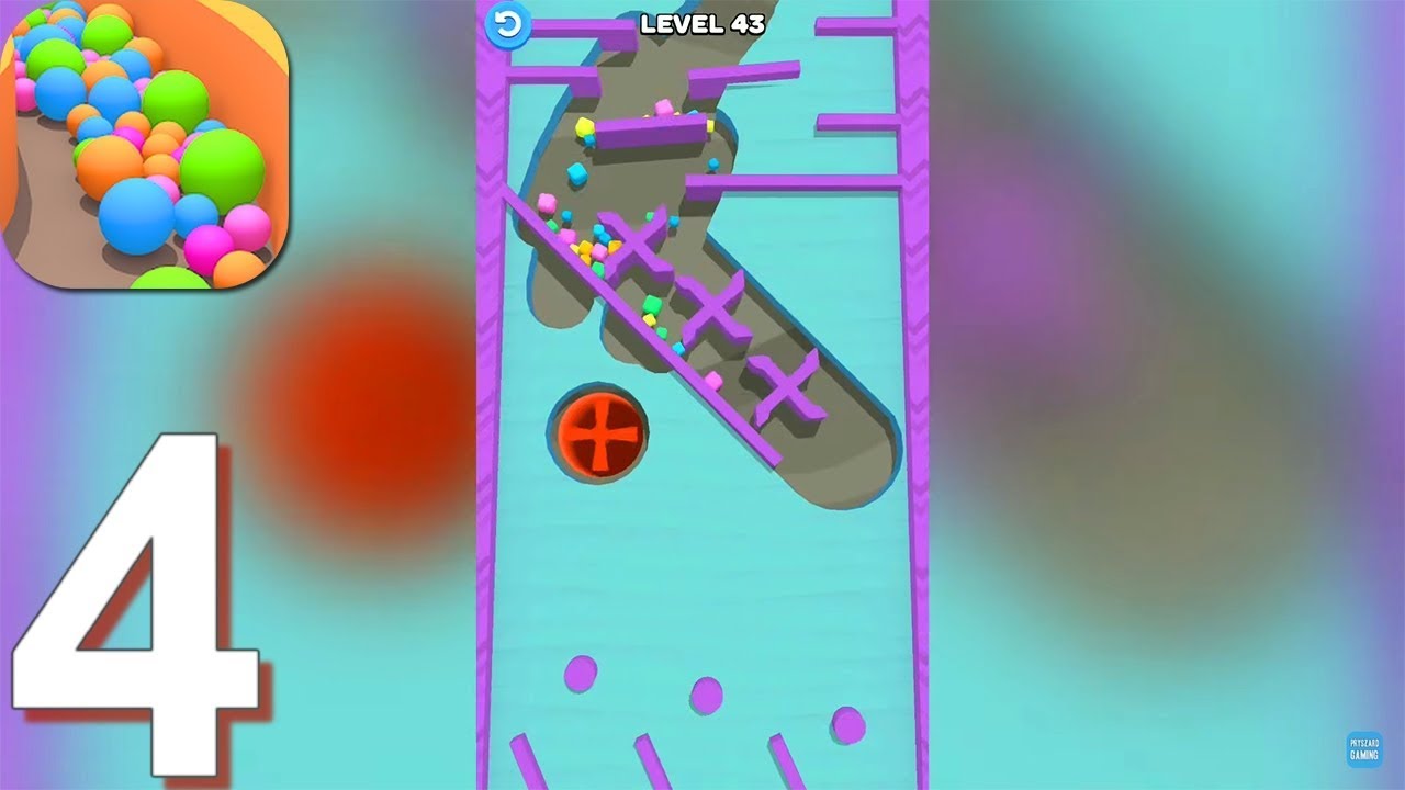 Sand Balls - Gameplay Walkthrough Part 4 Levels 33-44 (Android, iOS Game)