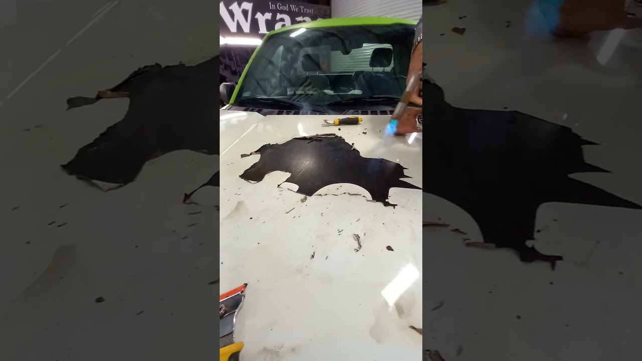 Old wrap removal#sarasotawraps #asmrvideo #wrapremoval