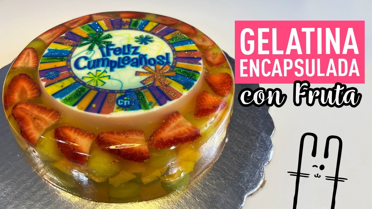 Como hacer GELATINA CON FRUTA ENCAPSULADA Y LECHE | EL BAÚL DE JAVE