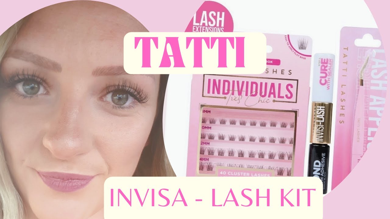 New Tatti lashes invisa-lash kit, review & tutorial / Diy lash GameChanger