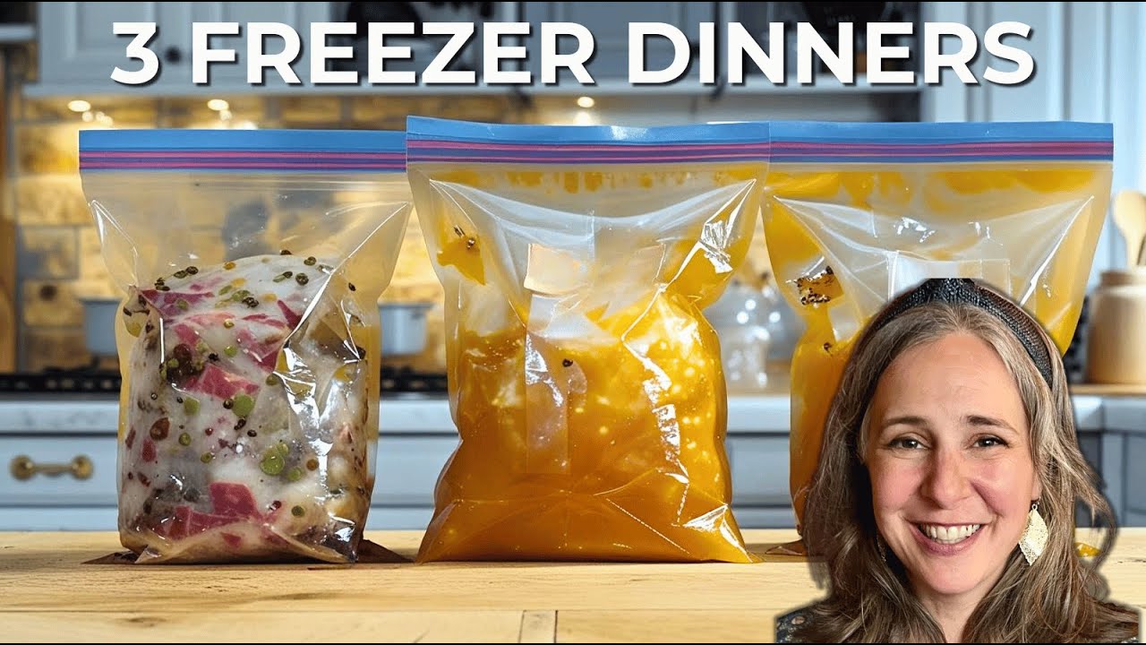 3 Easy Freezer Meals for Busy Weeks!