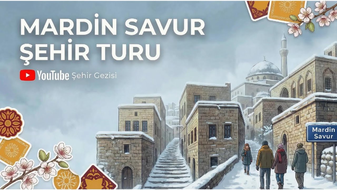 Mardin Savur Şehir Turu | Küçük Mardin'de Kış Günleri