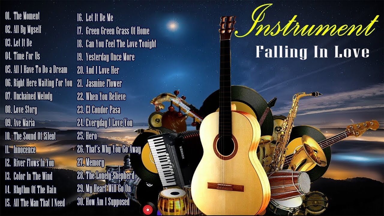 The Very Best Of Sax, Piano, Guitar, Violin, Panflute  Love Songs - Best Relaxing Instrumental Music