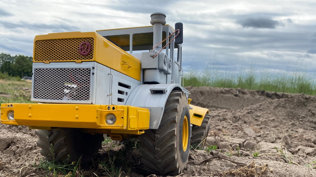 К700 кировец 1:10 rc первый выезд kirovets Testdrive rc k700