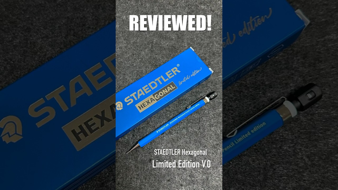 The Rare STAEDTLER Hexagonal V.0 in Mars Blue