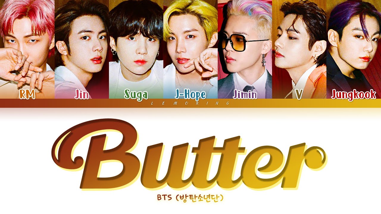 BTS Butter Lyrics (방탄소년단 Butter 가사) [Color Coded Lyrics/Eng]
