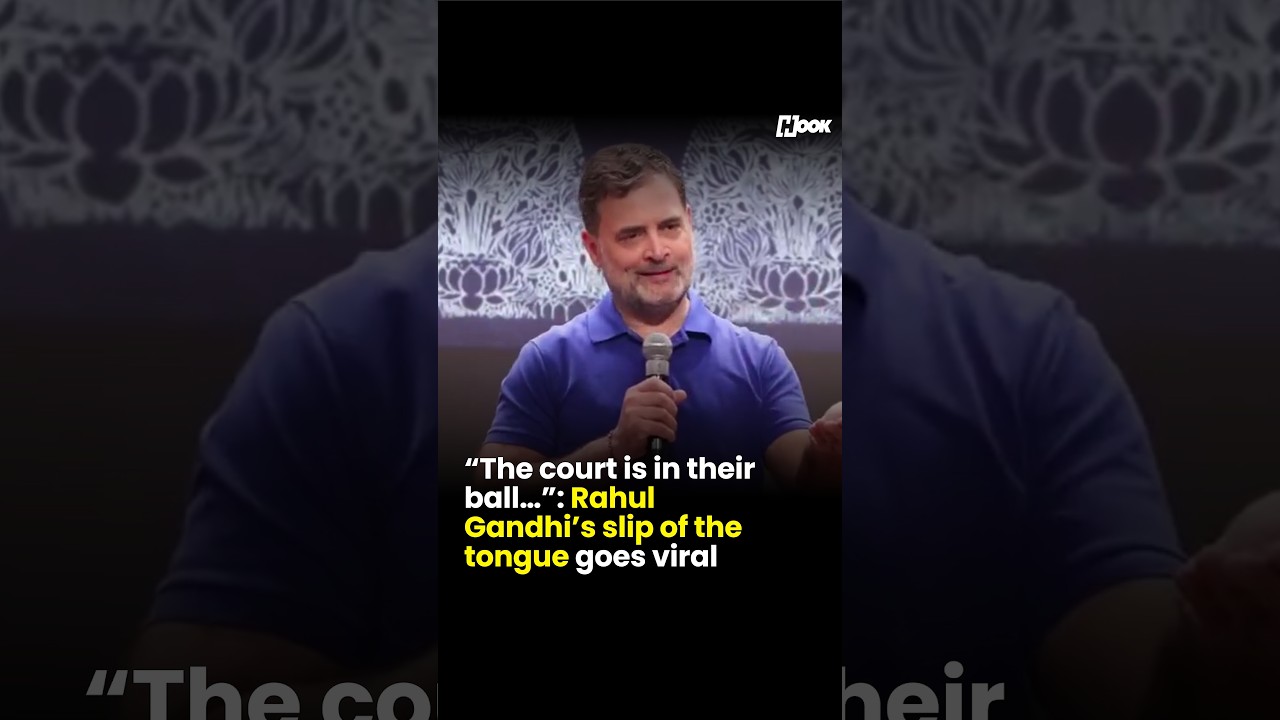 Rahul Gandhi&rsquo;s slip of the tongue goes viral