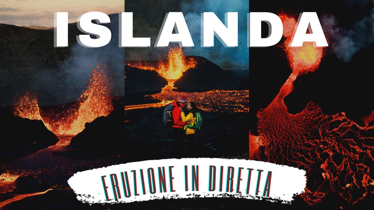 VULCANO in ISLANDA | Vedere un eruzione LIVE 🌋