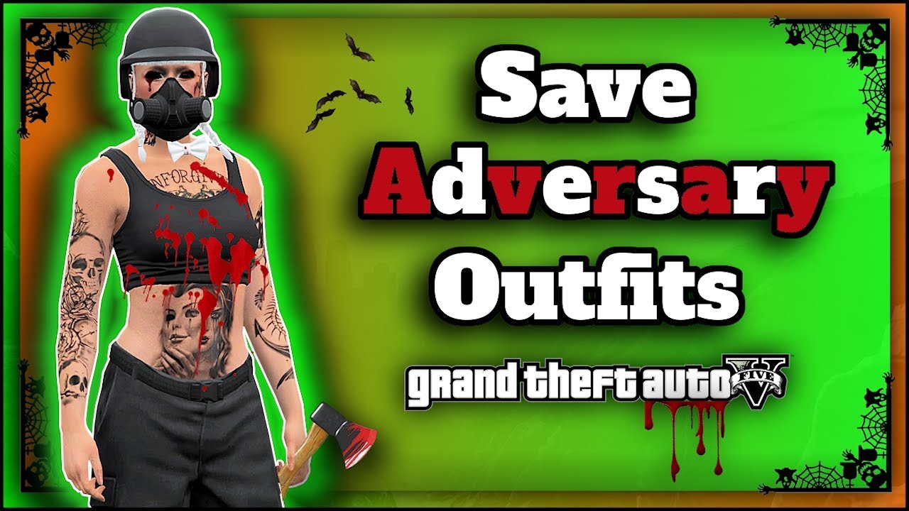 GTA5 Glitches I SAVE ADVERSARY MODE OUTFITS! (PS4 Only) MALE + FEMALE (1.48)