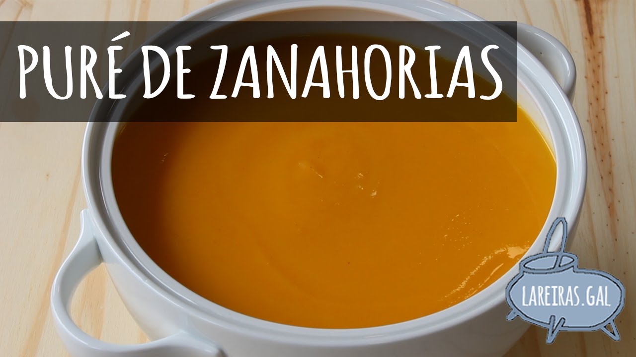 PURÉ DE ZANAHORIAS - Lareiras.gal
