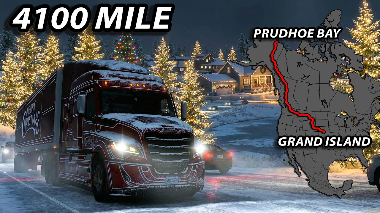 ❄️ ATS Christmas Special: The Longest Haul! Alaska to Nebraska (Prudhoe Bay to Grand Island)