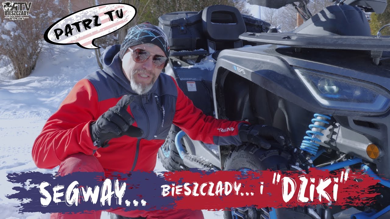 SEGWAY... Bieszczady i... DZIKI / Segway Snarler AT6 L