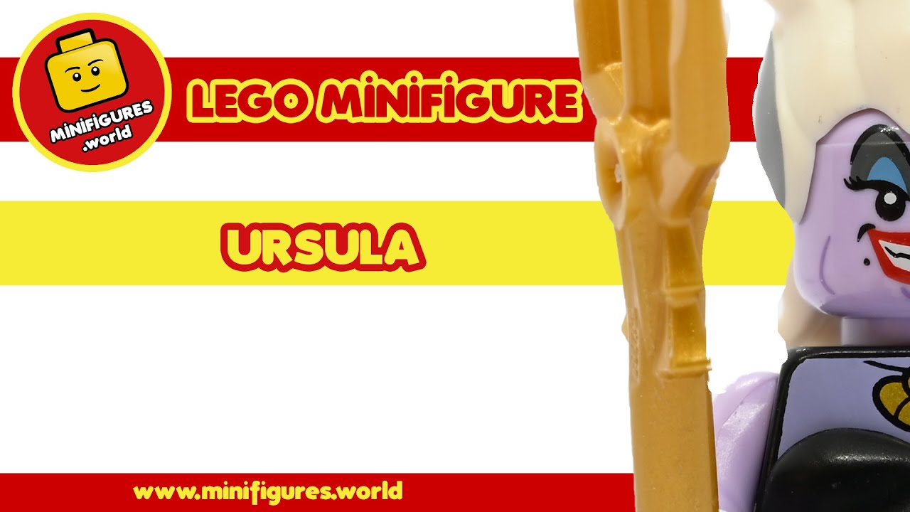 👻 LEGO minifigure: Ursula (dis017) 👻 [DISNEY - GHOST]