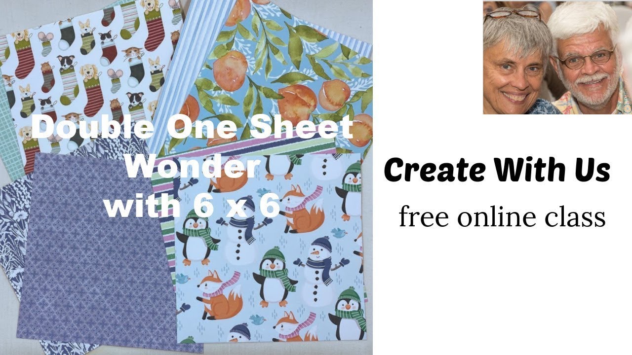 6 x 6 One Sheet Wonder | Используйте любую имеющуюся у вас бумагу, чтобы сделать эти прекрасные о...