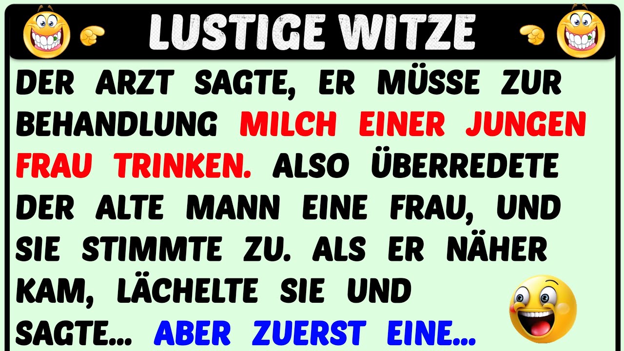 Witz des Tages | Das geheime Rezept des alten Mannes wurde zum Lachsturm! 🤣 | Lustige Witze Täglich