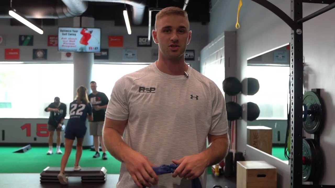 Resistance Band Warmup for Baseball