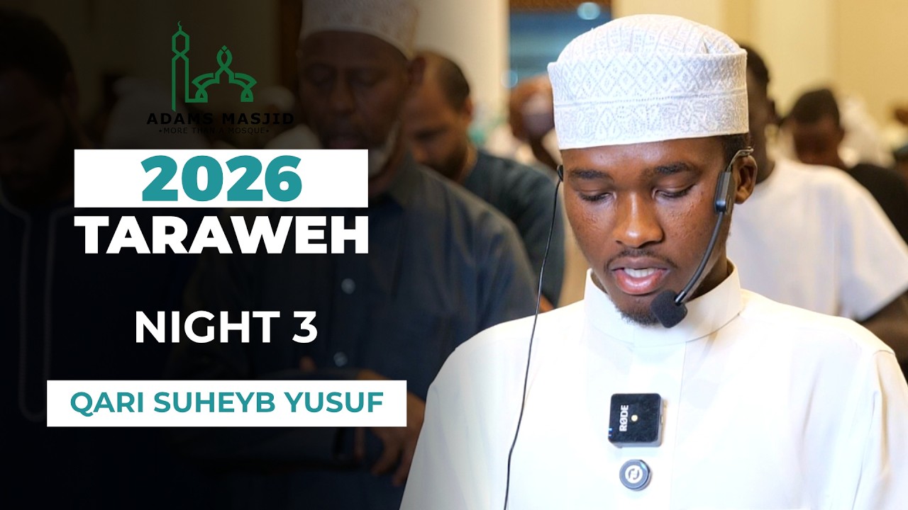 Surah (Al-Baqarah 2:253 - Ali Imran 3:12) Qari Suheyb Yusuf at Adams Masjid, Nairobi