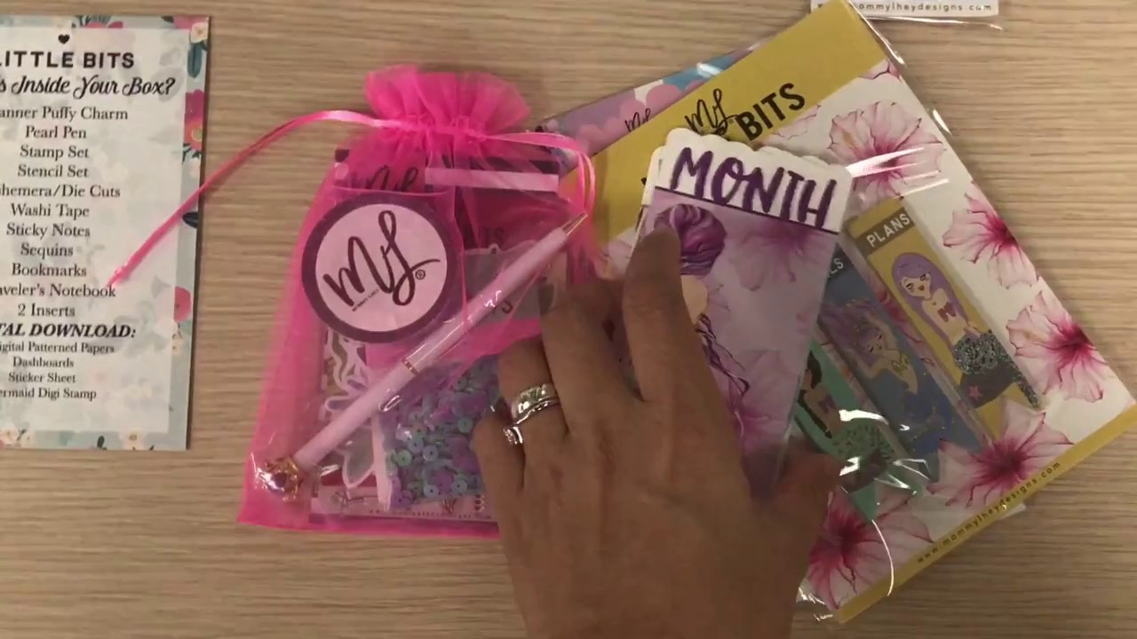UNBOXING | Planner Decorating Kit | MommyLheyDesigns Under The Sea March Kit