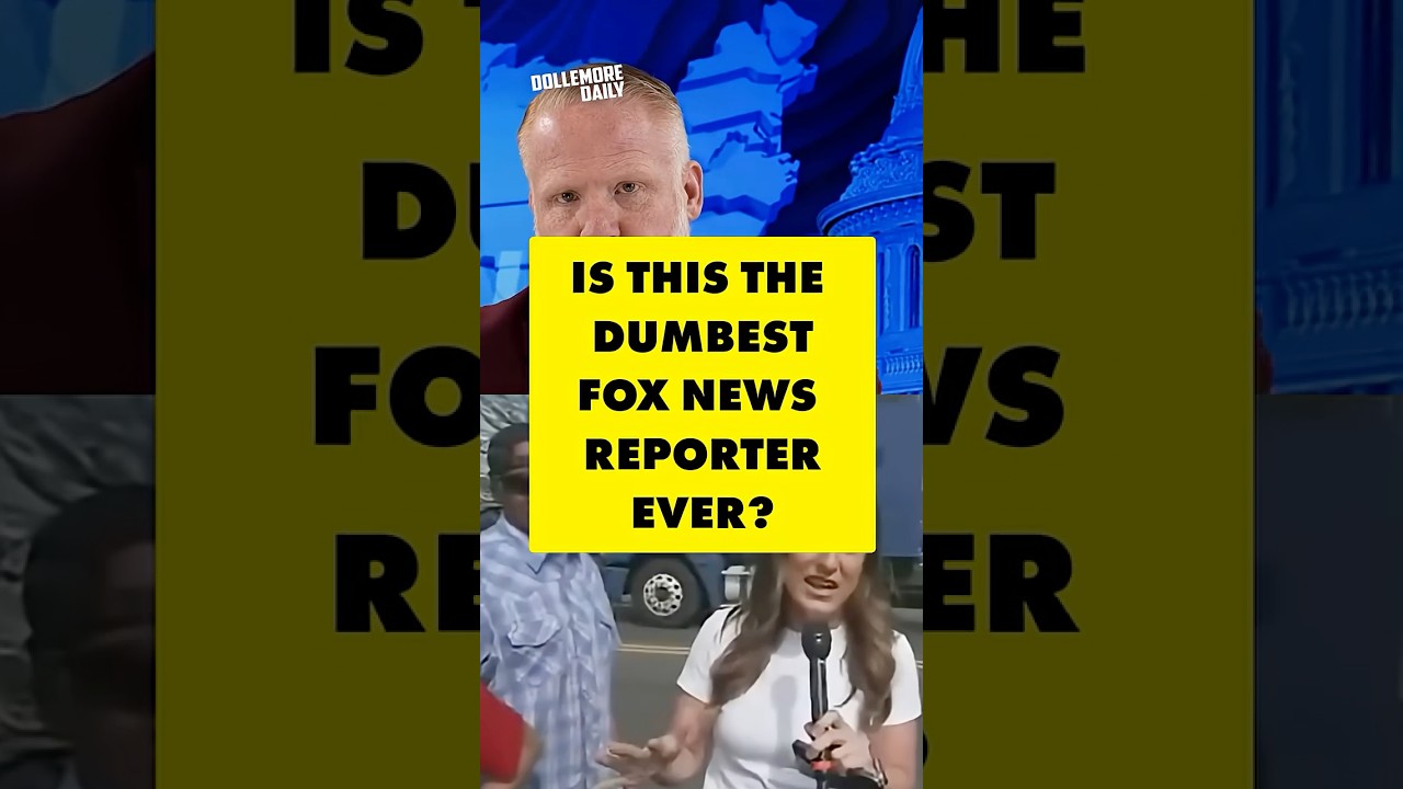 Fox News Reporter PUTS HANDS ON PROTESTER! #foxnews #protest #dollemoredaily