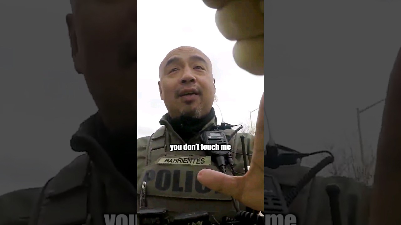 Don't Touch Public Servant 😆 #cops  #police #shorts