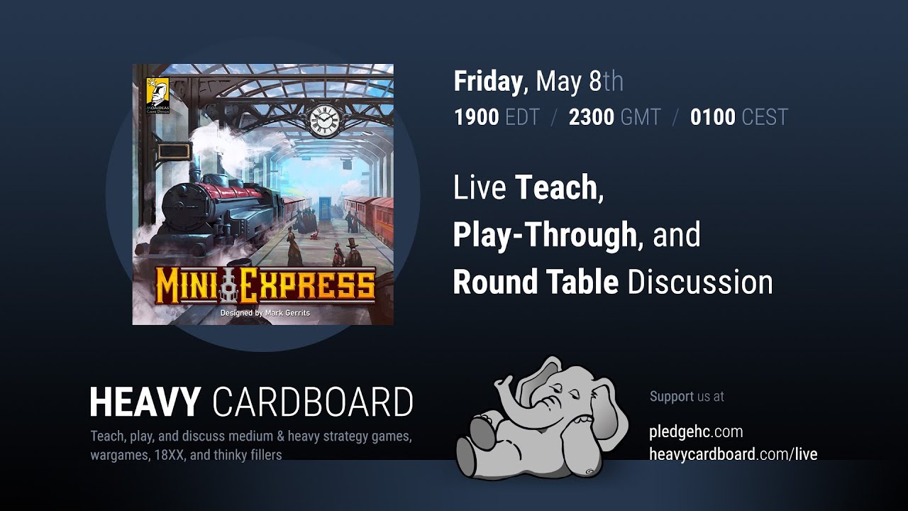 Mini Express 2p Teaching & Play-through by Heavy Cardboard