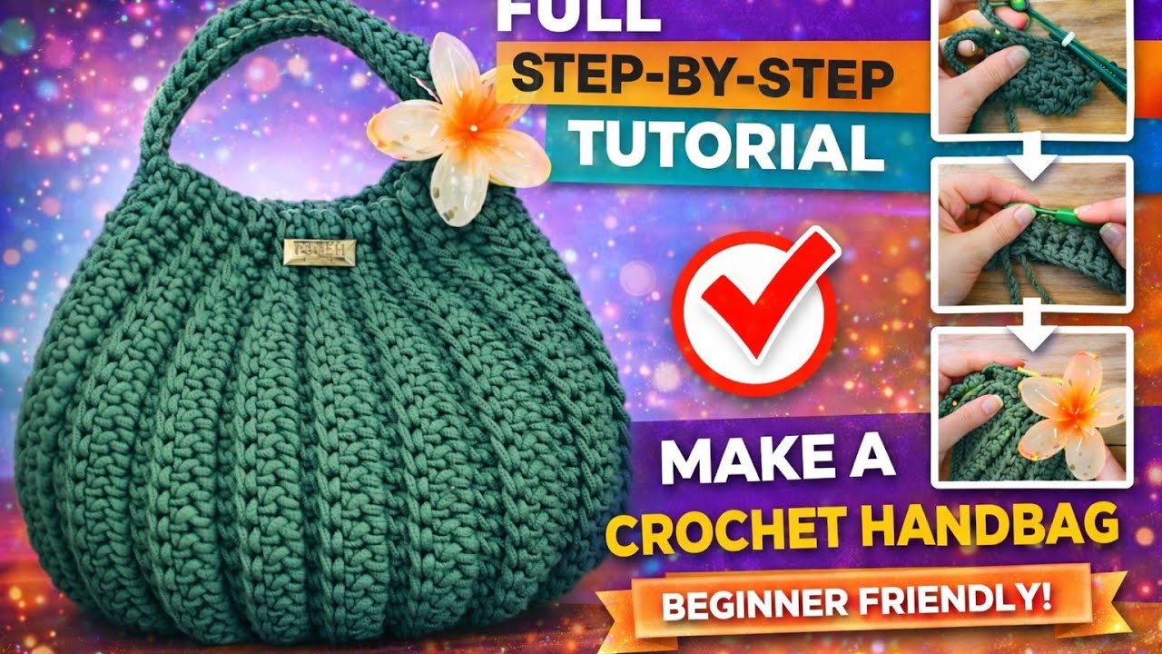 WOW! I Didn’t Expect This Crochet Bag to Look So Premium 😍 | Trendy Crosia Purse for any occasion 