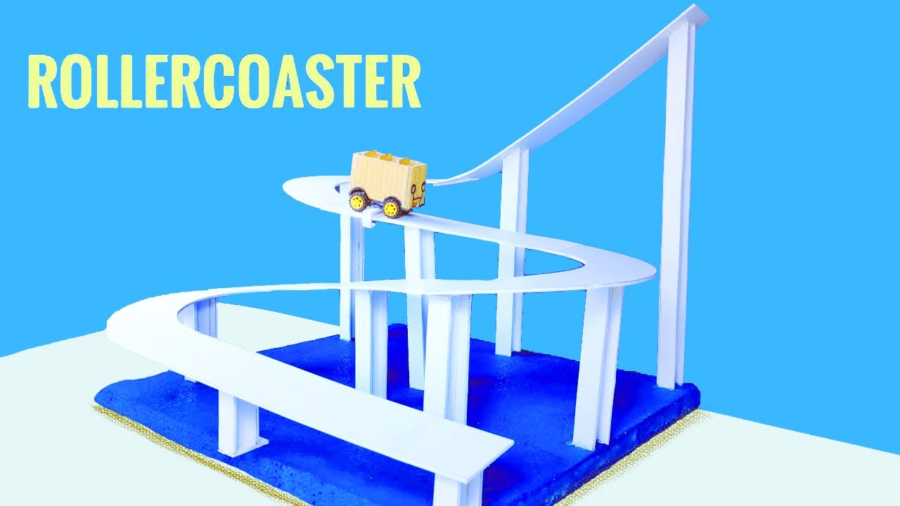 How to Make Diy Rollercoaster for School Project