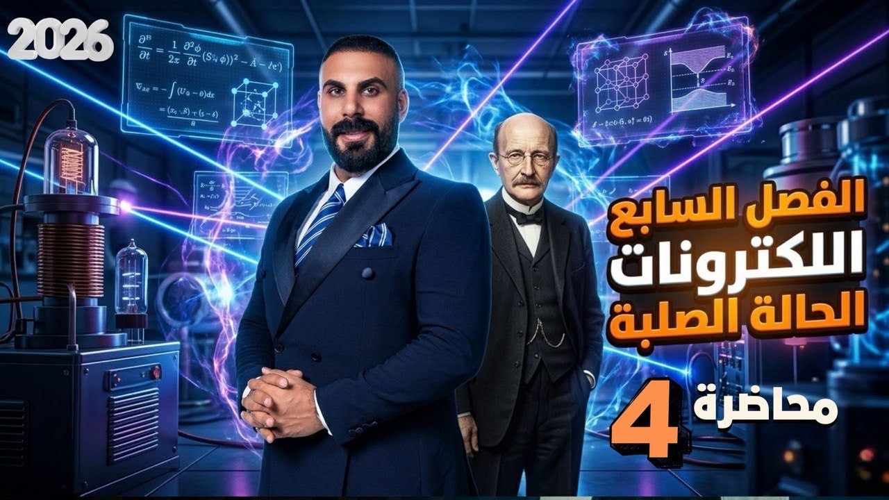 فيزياء سادس علمي | الفصل السابع | الكترونيات الحالة الصلبة |2025 الثنائي pn