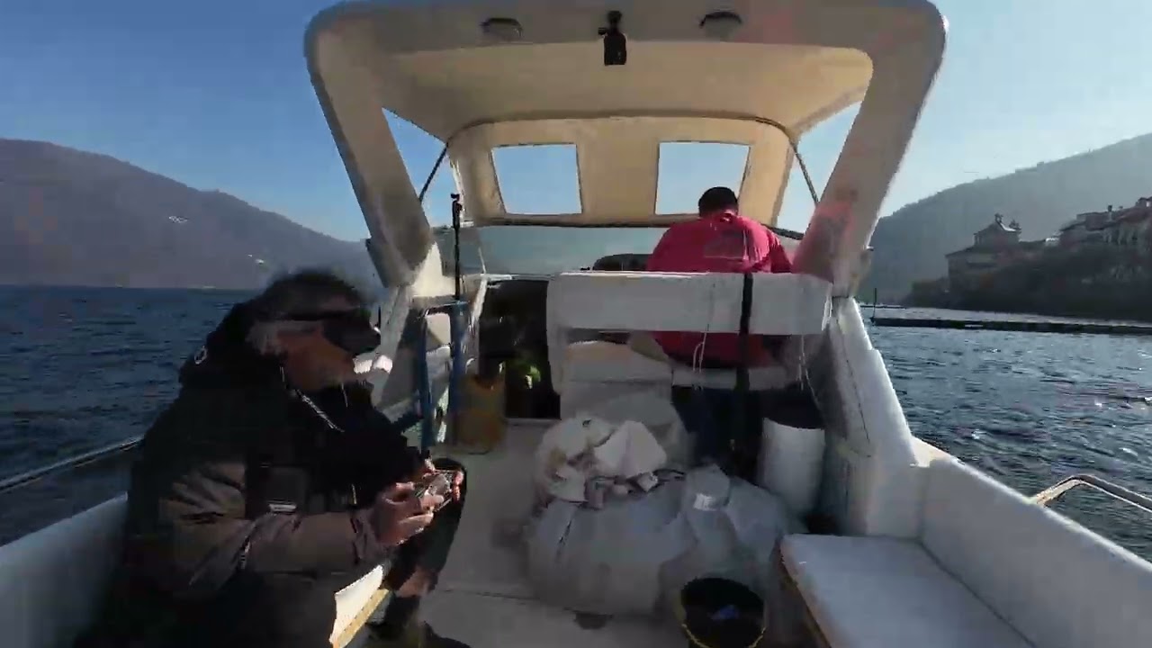 Volando Partendo dalla Barco spettacolo unico Lago Maggiore Dji Avata 2 con @dalvagabondo