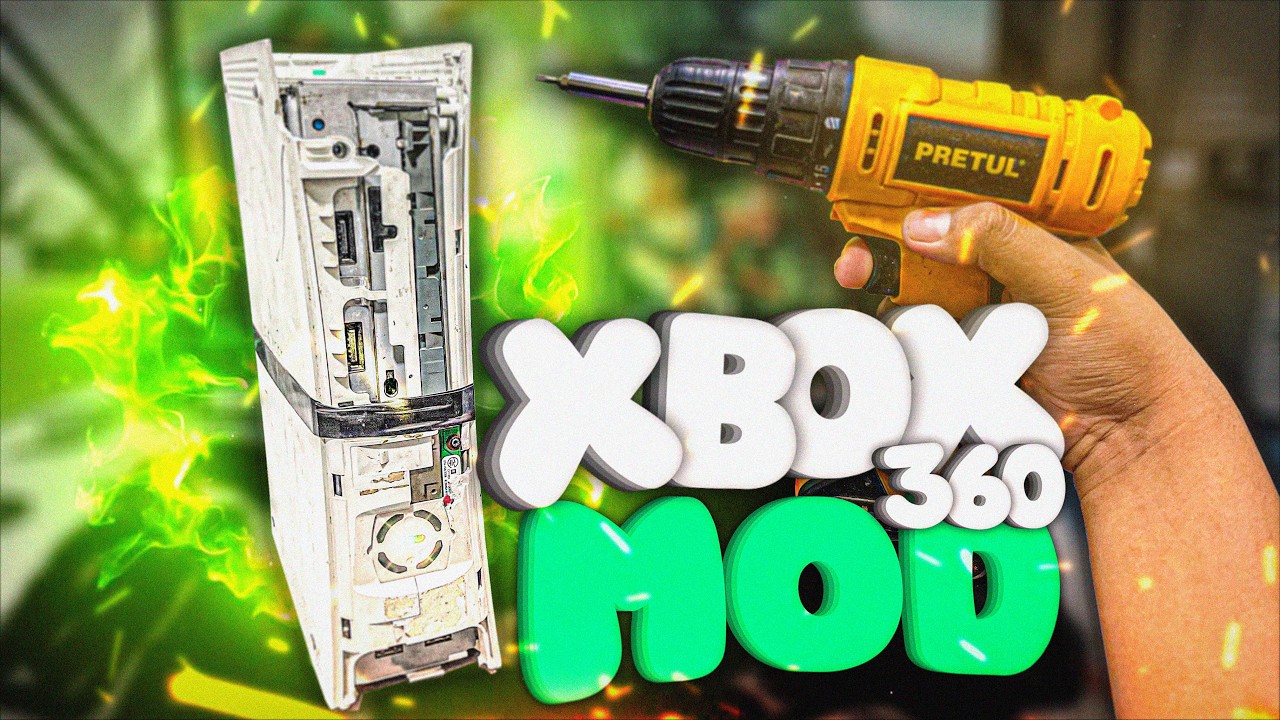 MODIFIQUÉ Mi XBOX 360... y solucioné la LUCES ROJAS!!