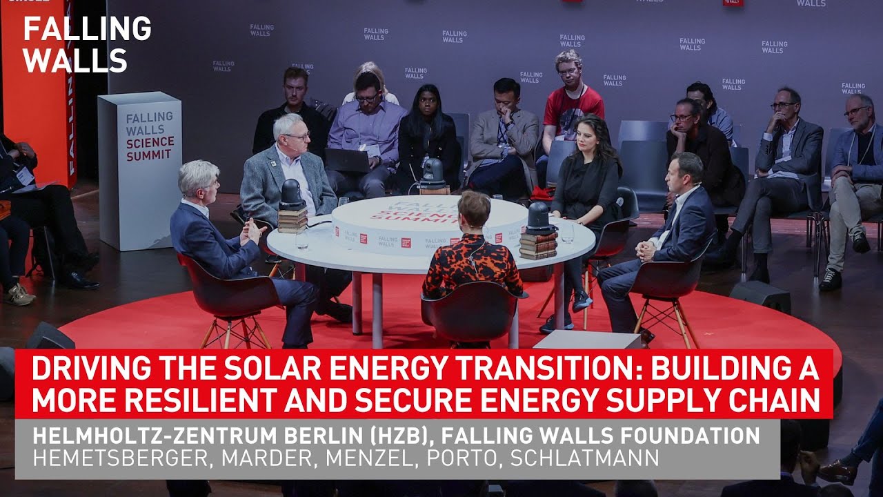 Falling Walls Circle &ndash; Plenary Table: Building a more Resilient and Secure Energy Supply Chain