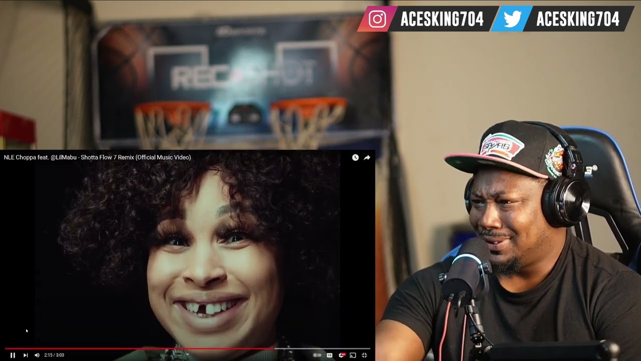 NLE Choppa Ft. Lil Mabu - Shotta Flow 7 Remix (Official Music Video) *REACTION!!!*