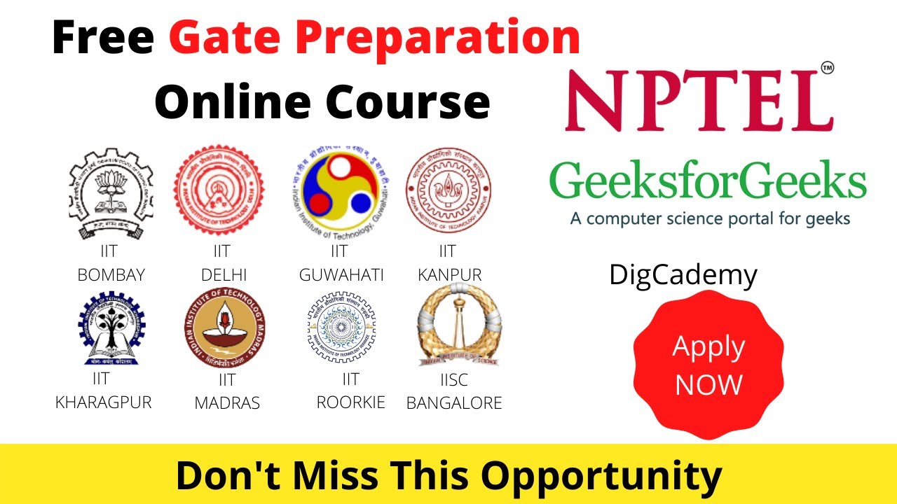 Free Gate Preparation Online Course|#freegatelecture #freegatecourse #freelearning #gatepreparation