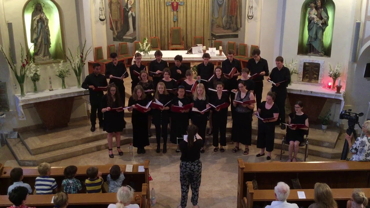 Hertford College Chapel Choir Concert in Pomáz, Hungary, 2nd July 2019