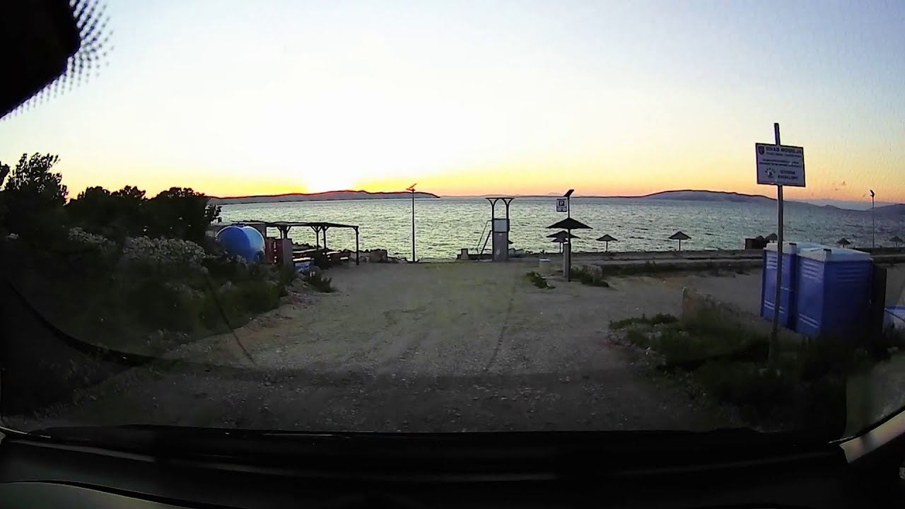 Dashcam Croatia Jadra Beach