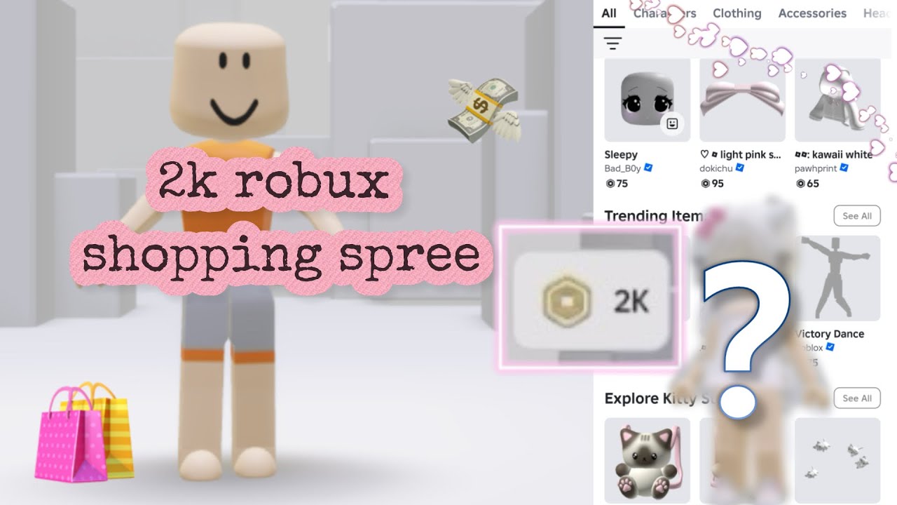 ROBLOX SHOPPING SPREE! 🛍️ | 2k robux 💰