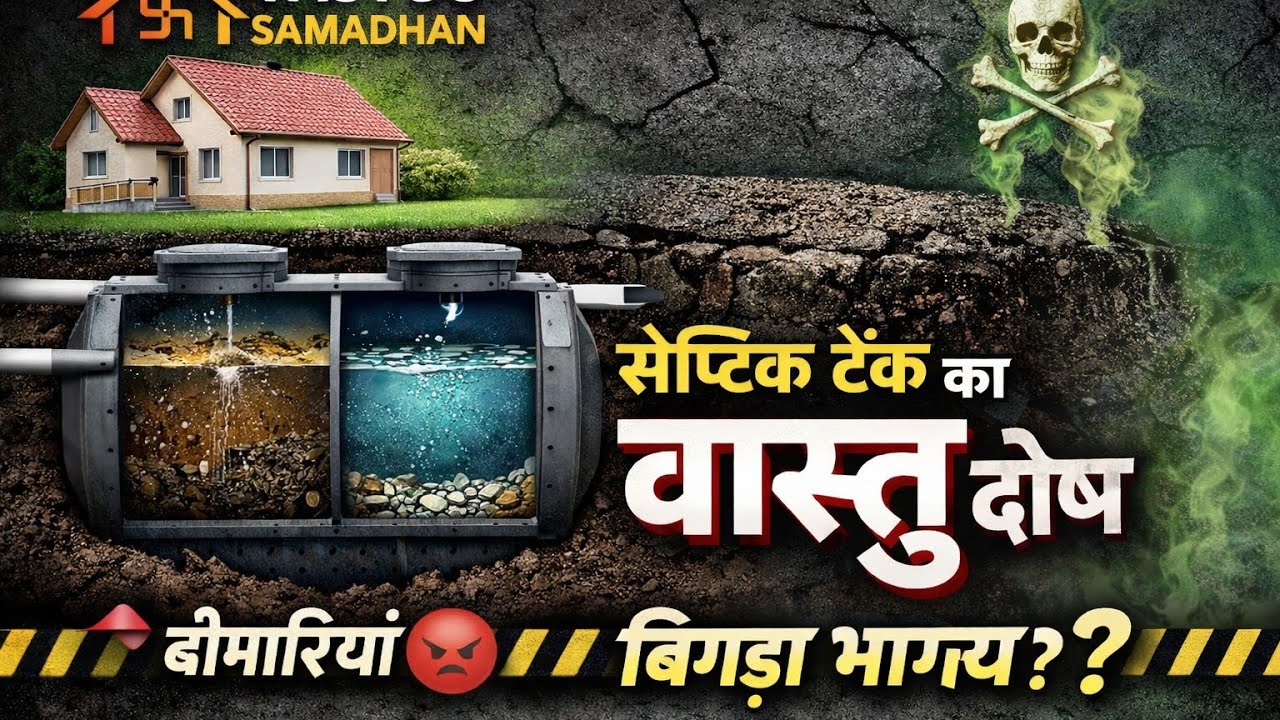 Septic Tank Vastu: गलत दिशा से बढ़ती हैं परेशानियां!