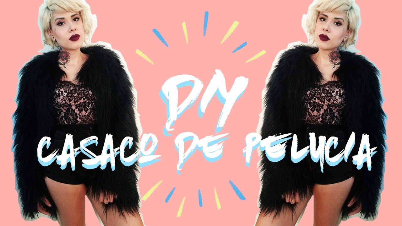 Diy - Casaco de Pelúcia