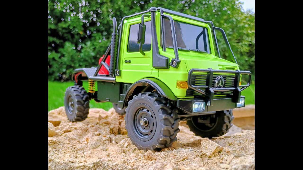 MN333, 1/18 UNIMOG U4000, GREEN, TEST DRIVE