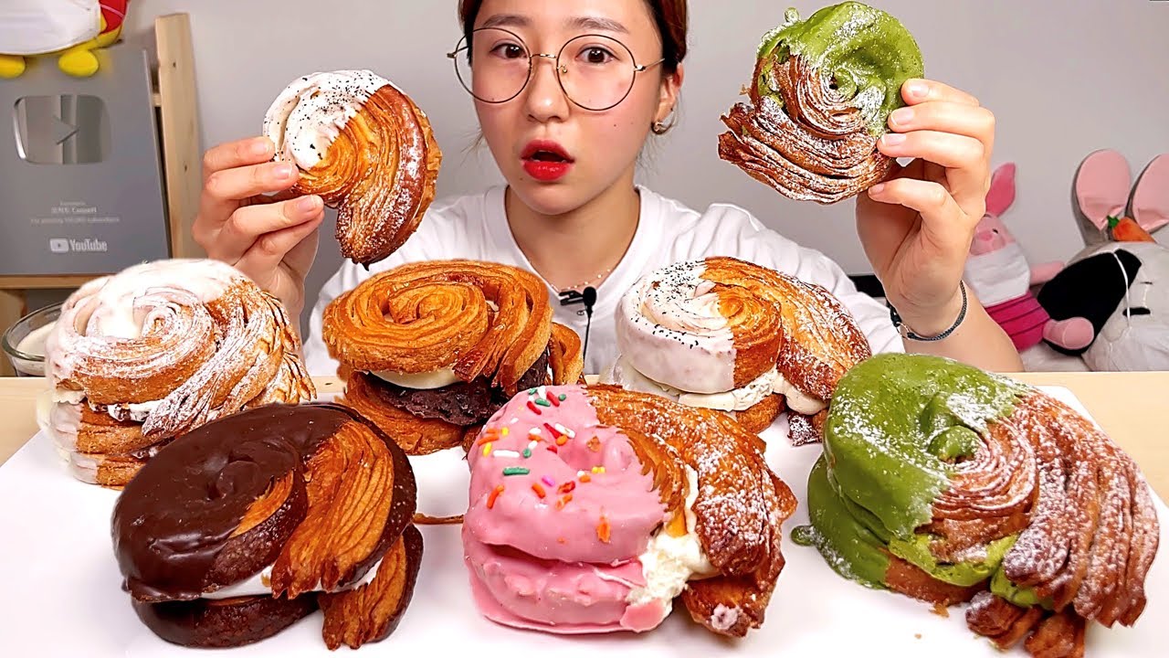 서울앵무새 퀸아망 샌드 디저트 빵 먹방 Dessert Mukbang