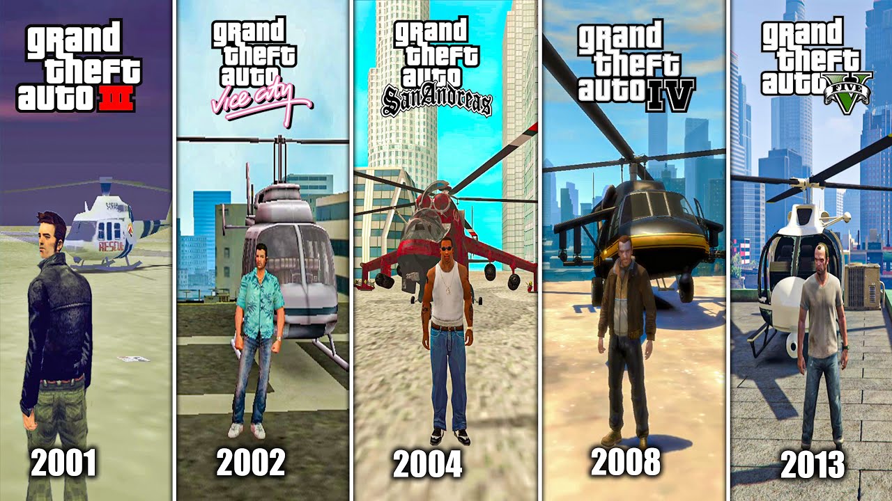 Helicopter Logics in All GTA Games | Comparison | Which is Best?