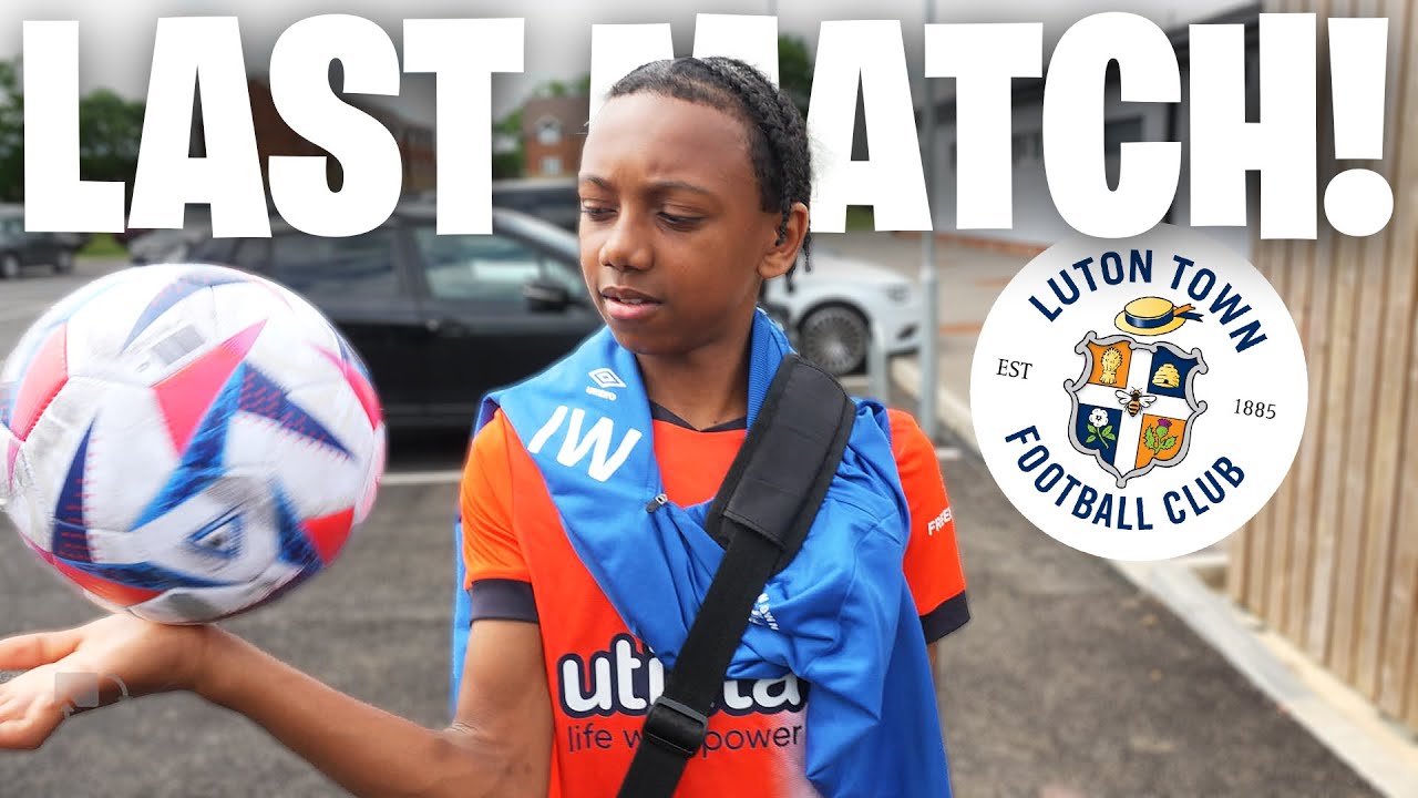 I SCORED in my LAST MATCH for LUTON TOWN FOOTBALL CLUB!