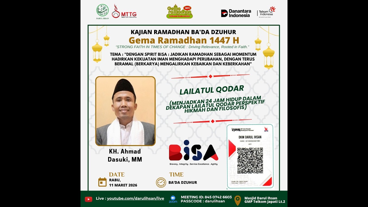 Gema Ramadhan 1447H | KH. Ahmad Dasuki, MM | Lailatul Qodar